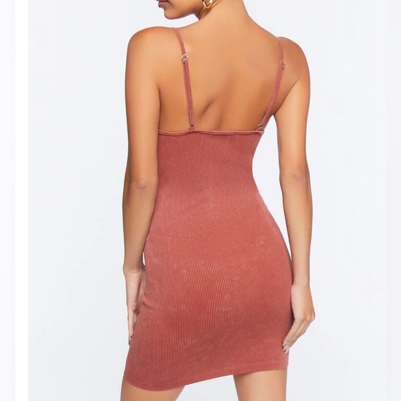 Forever 21 Seamless Ribbed Cami Mini Dress - Picture 2 of 13